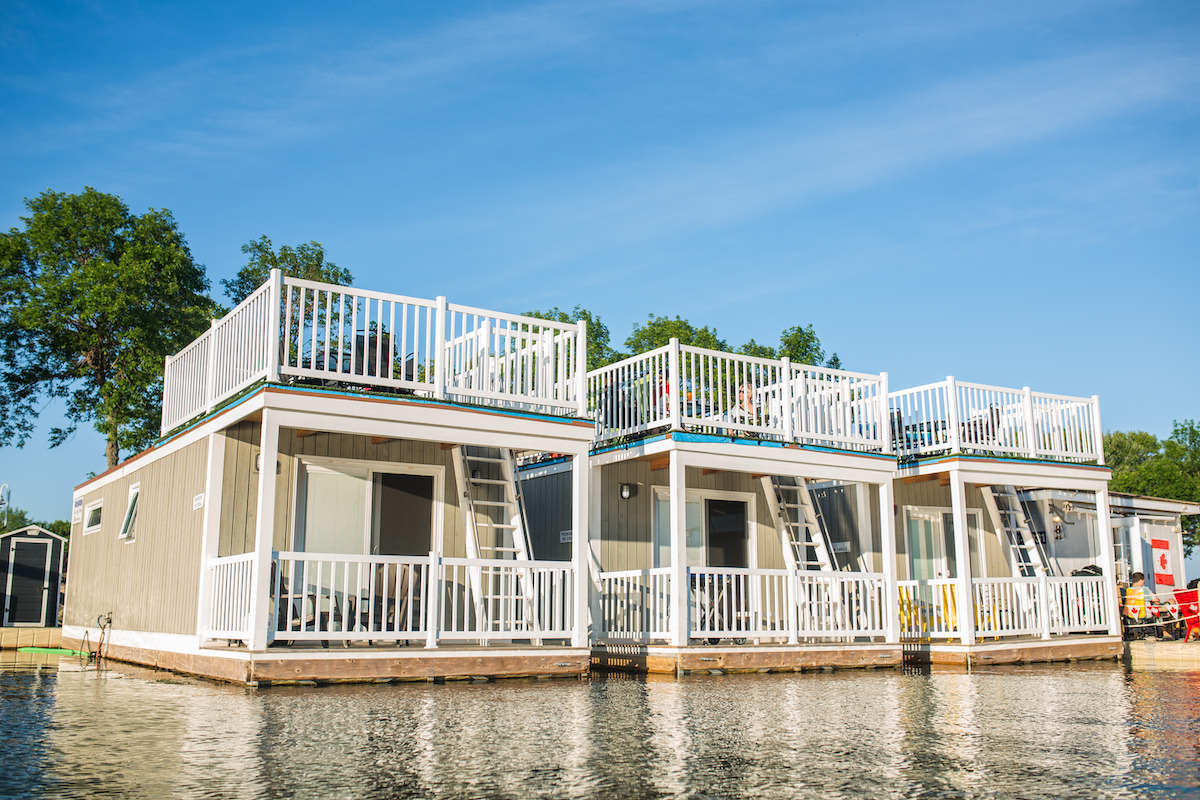 Floating Cottages on the Quay
